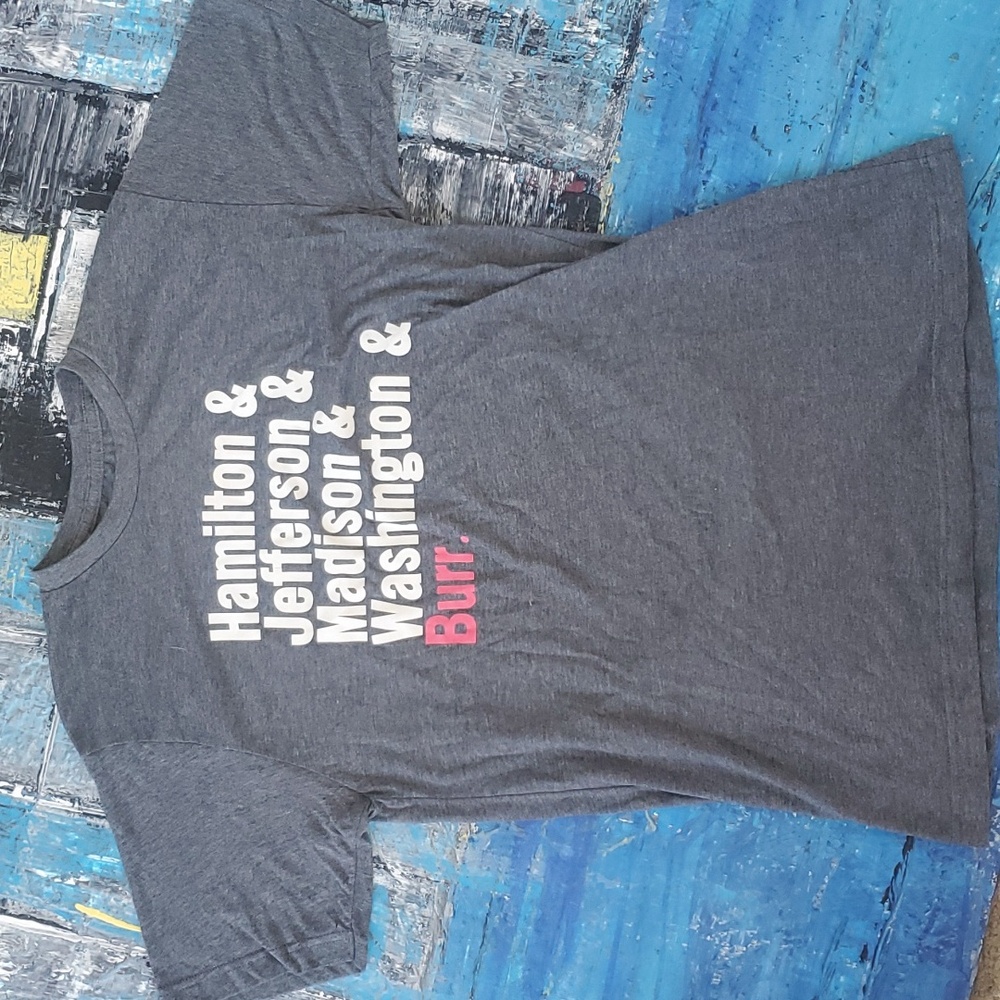 Hamilton the Musical mens graphic tee